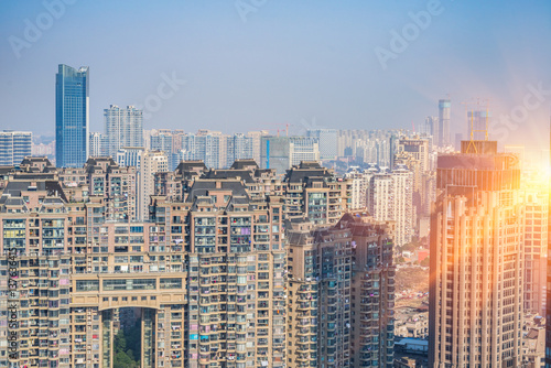 view of modern neighborhoods in China.