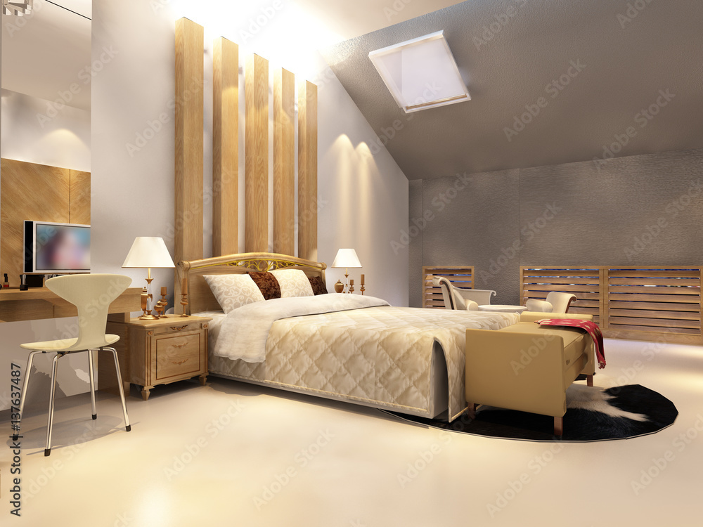 rendering bed room,so comfortable.