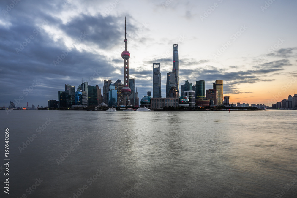 Naklejka premium Szanghaj w Chinach.