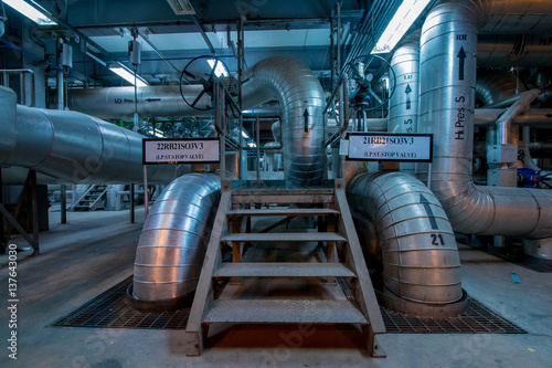 Machine Process in Electric Power Plant © Framenism