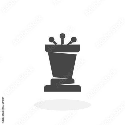Podium Icon. Vector logo on white background