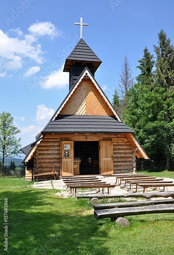 small wood church
