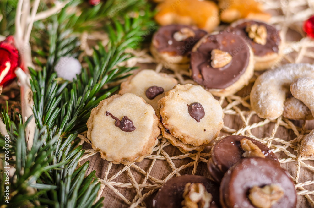 Christmass cookies, candy Christmass cookies, candy