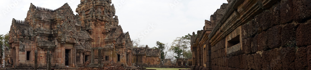 Inner yard of khmer temple