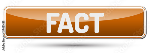 FACT - Abstract beautiful button with text.