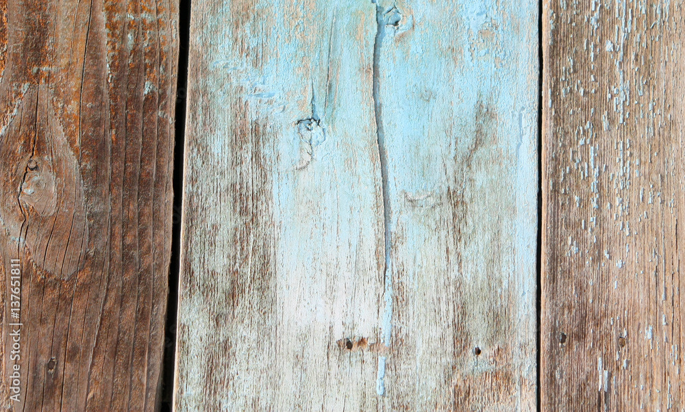 Old wooden fence. Retro background and texture. Template for design. Horizontal orientation. Old wooden fence. Retro background and texture. Template for design. Horizontal orientation.