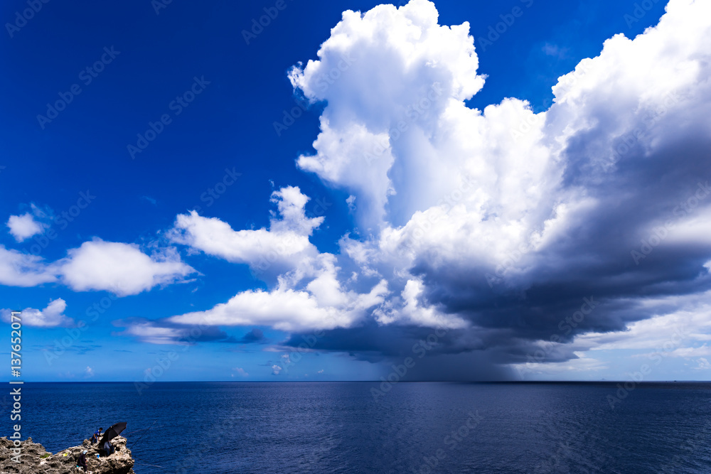 Obraz premium Thunderhead, landscape. Okinawa, Japan, Asia.
