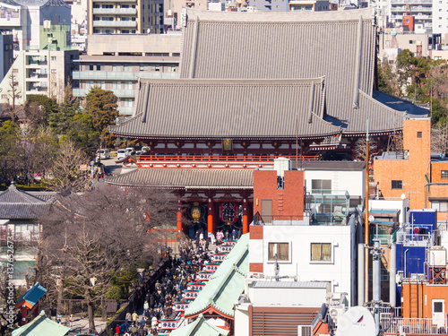 Japan Sensoji temple
 photo