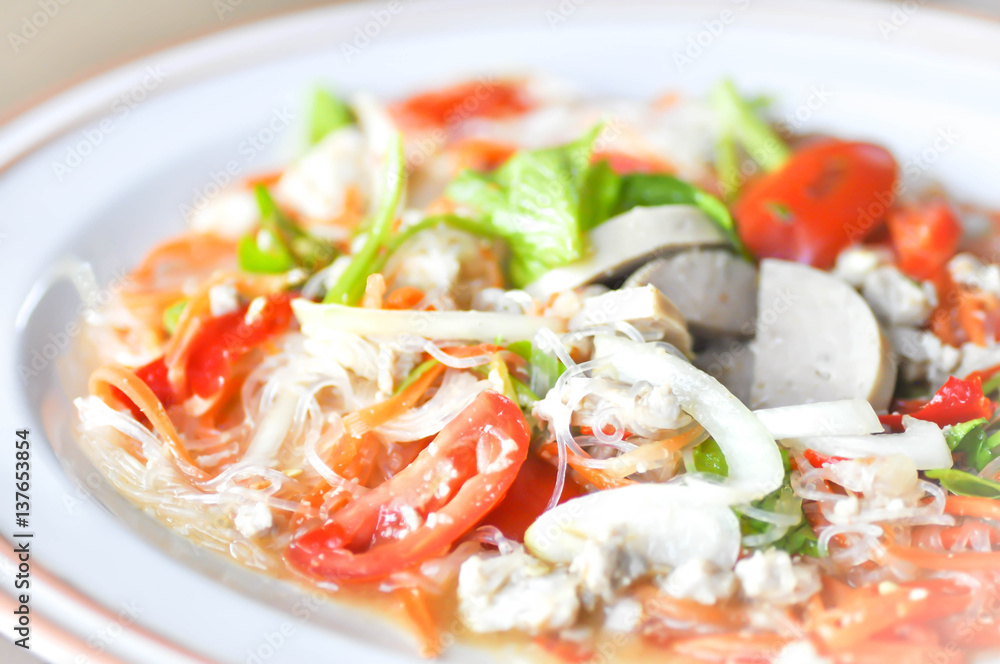 spicy salad or Thai salad spicy salad or Thai salad