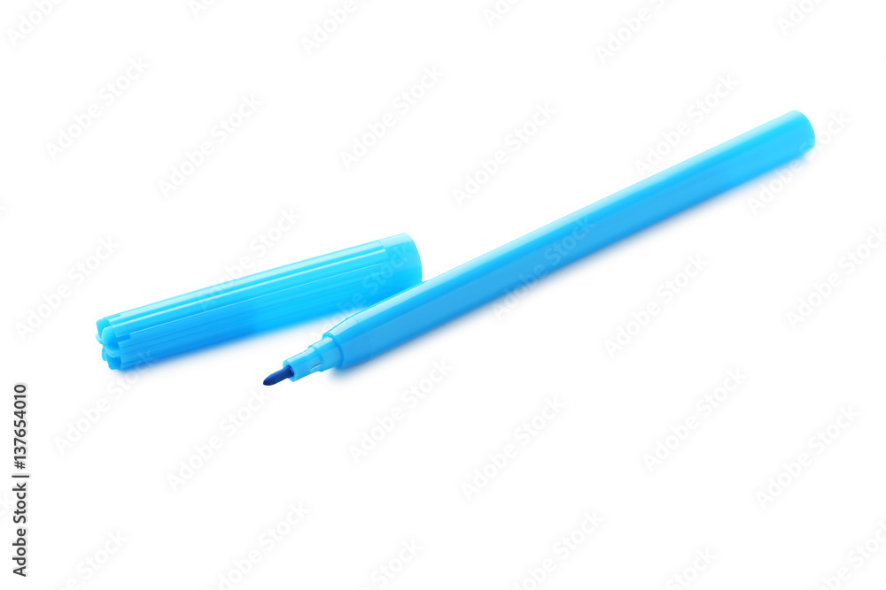 Felt-tip pen isolated on a white background Felt-tip pen isolated on a white background