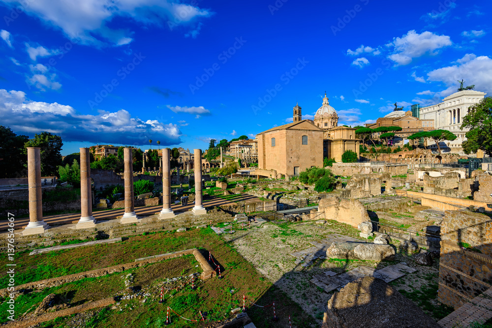 Forum Romanum in Rome, Italy