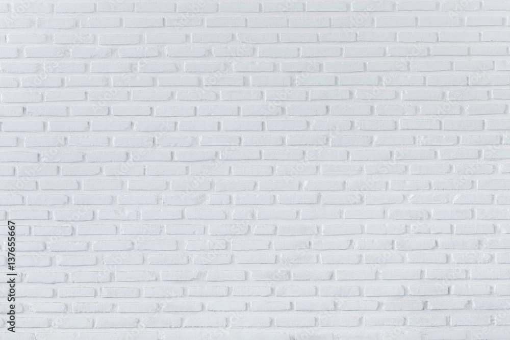 Pattern of white brick wall background and textured, Seamless white ...