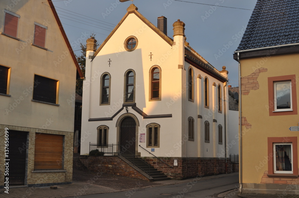 Synagoge im Hunsrück. Laufersweiler.