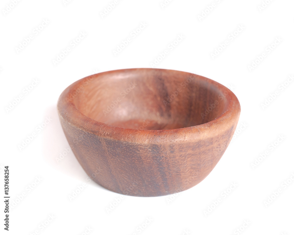 wood bowl isolated on white wood bowl isolated on white