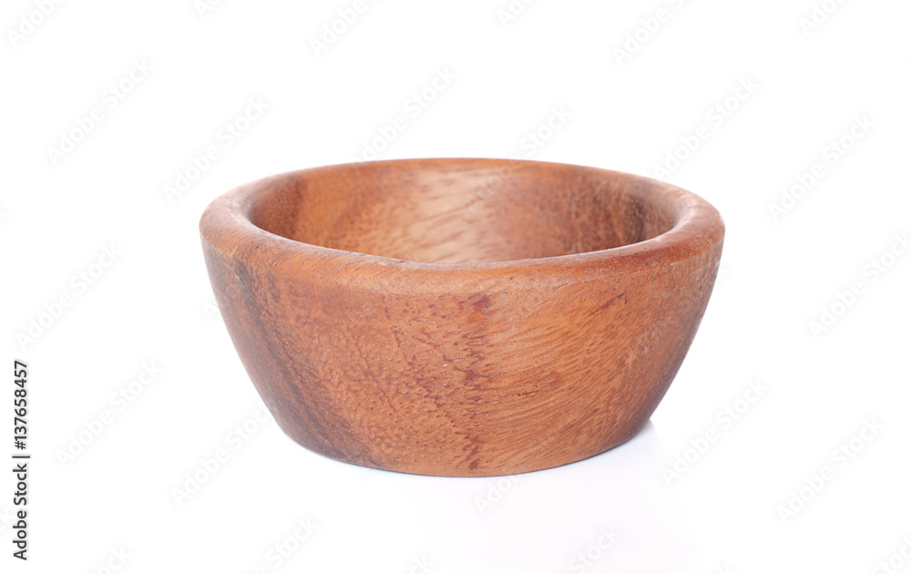 wood bowl isolated on white wood bowl isolated on white