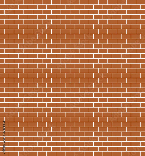 Background of brick wall. Vector image.