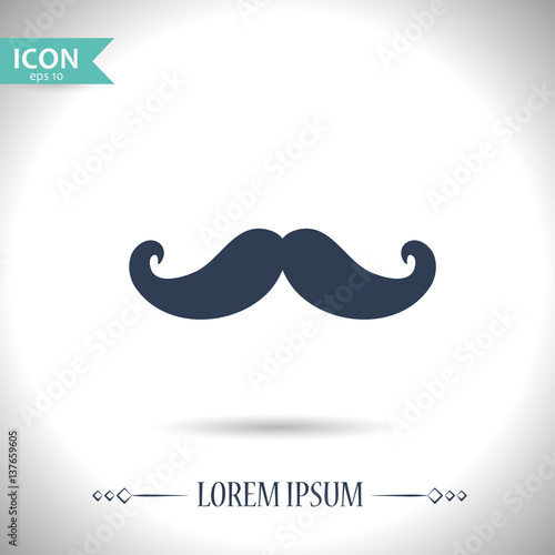 Chef hat and moustache icon