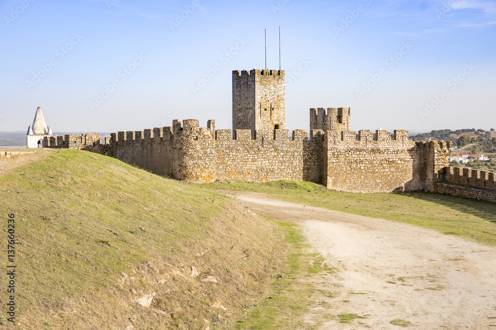 ancient castle in Arraiolos city, Évora District, Portugal