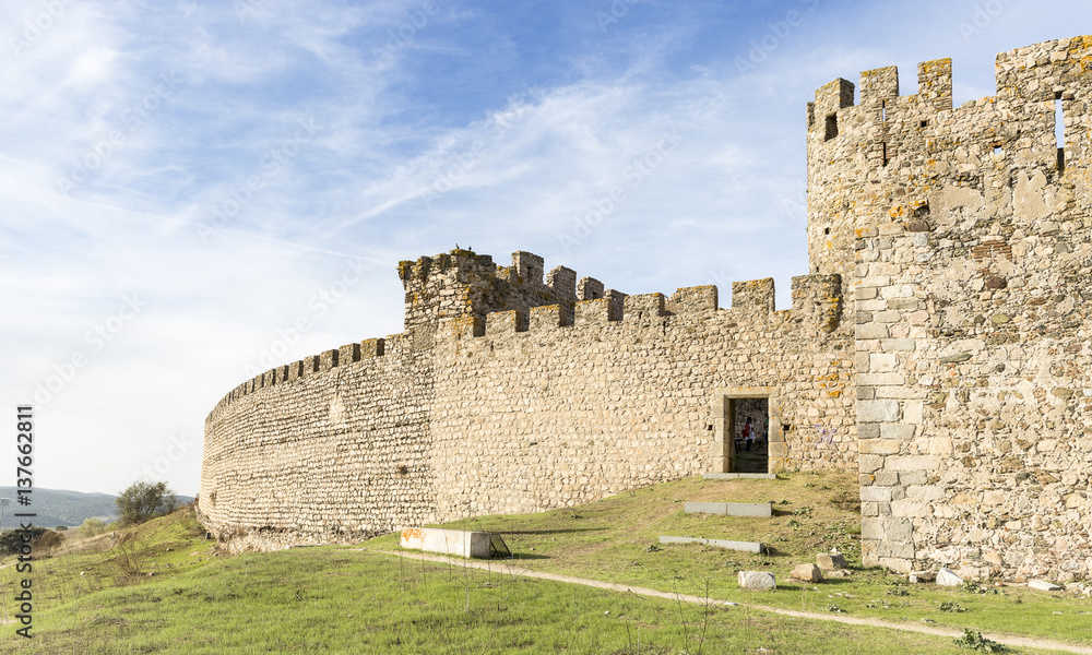 ancient castle in Arraiolos city, Évora District, Portugal