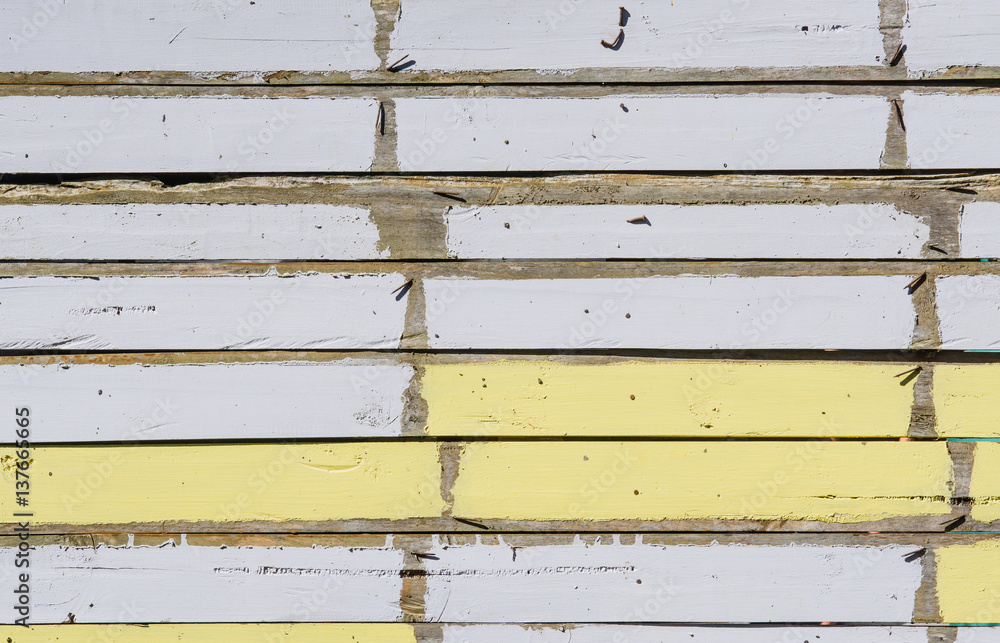 white and yello wood texture background. white and yello wood texture background.