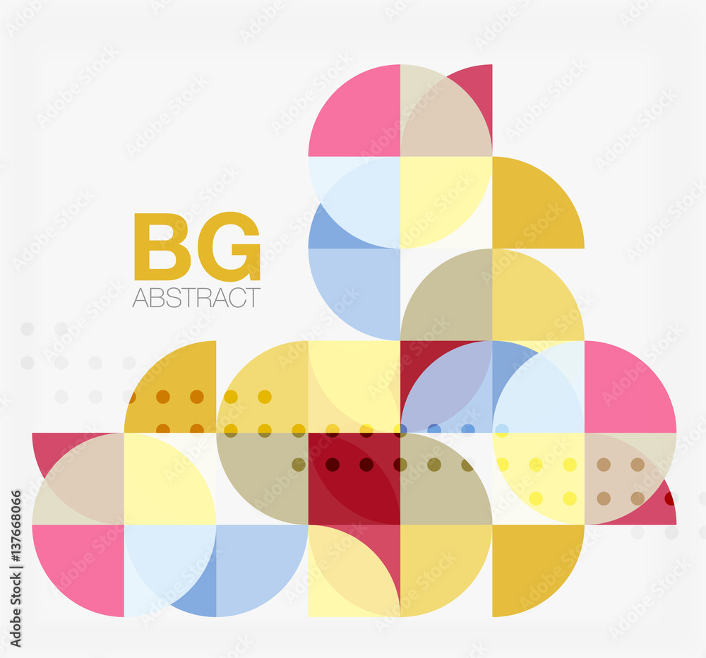 Modern geometrical abstract background