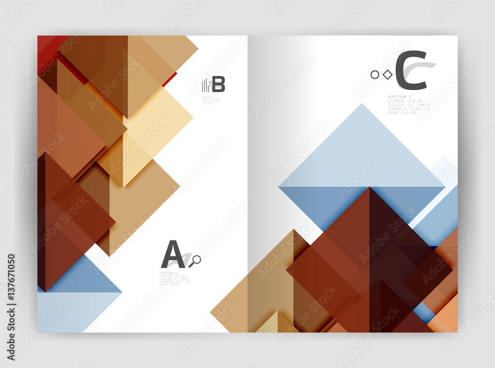 Print template modern elegant background triangle annual report Print template modern elegant background triangle annual report