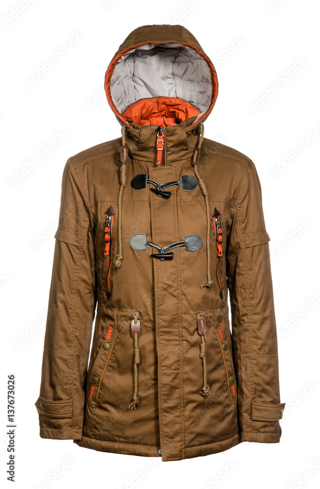 jacket on white background jacket on white background