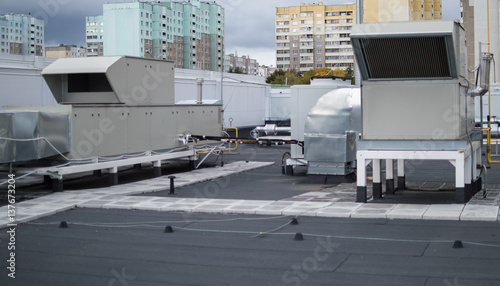 Air Handling Units (rooftops) for the central ventilation system