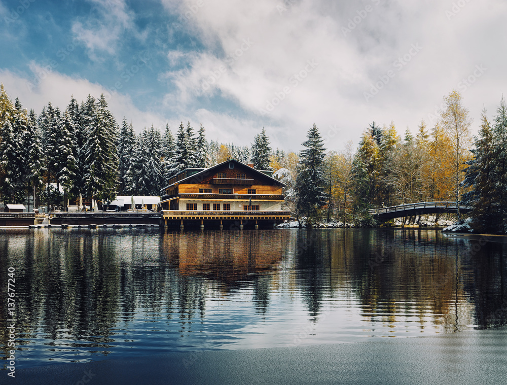 Obraz premium Fichtelsee