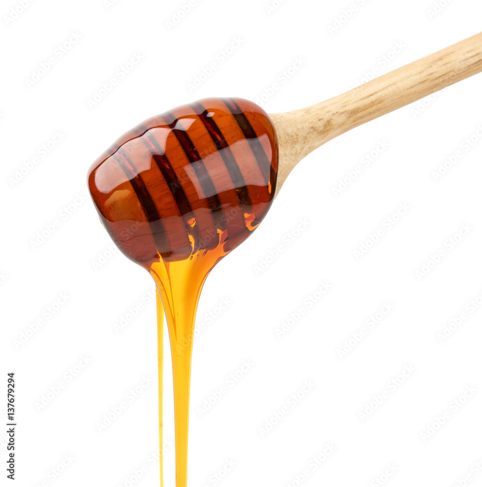 Honey stick isolated on white Honey stick isolated on white