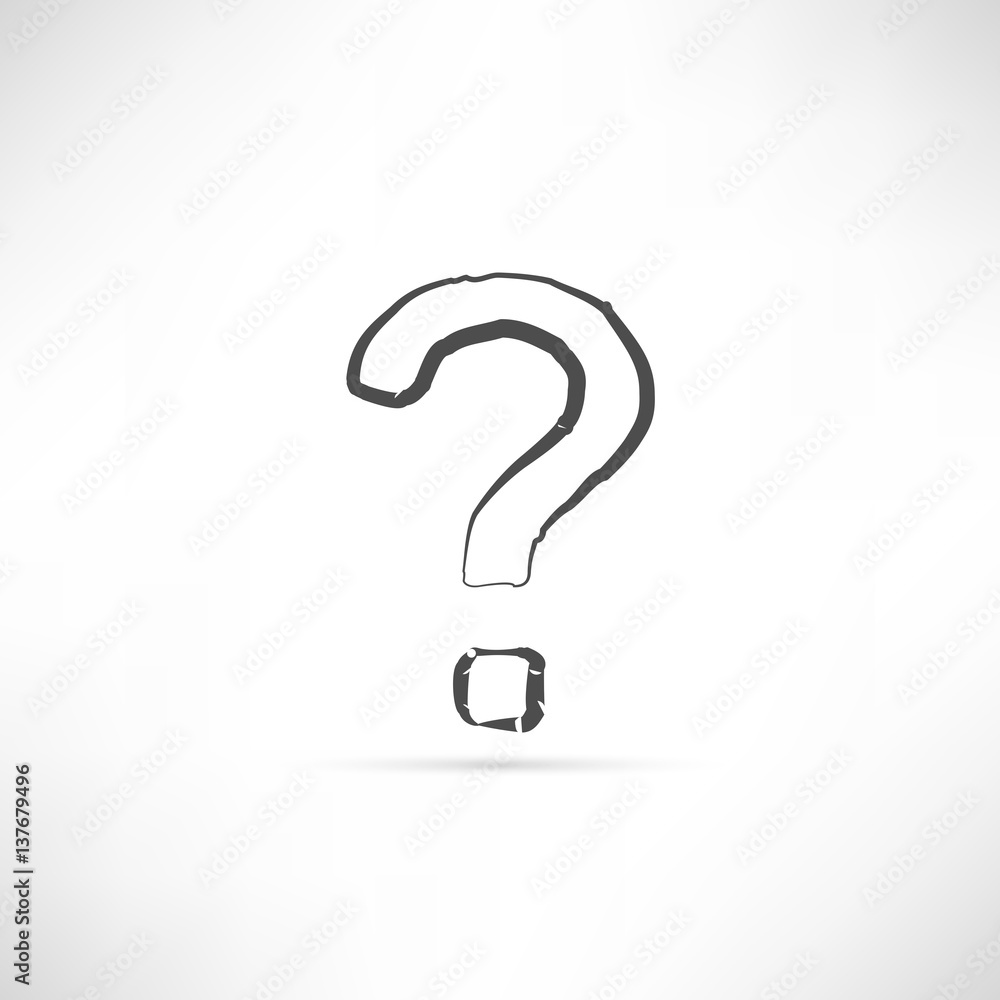 Naklejka premium Qestion Mark Icon