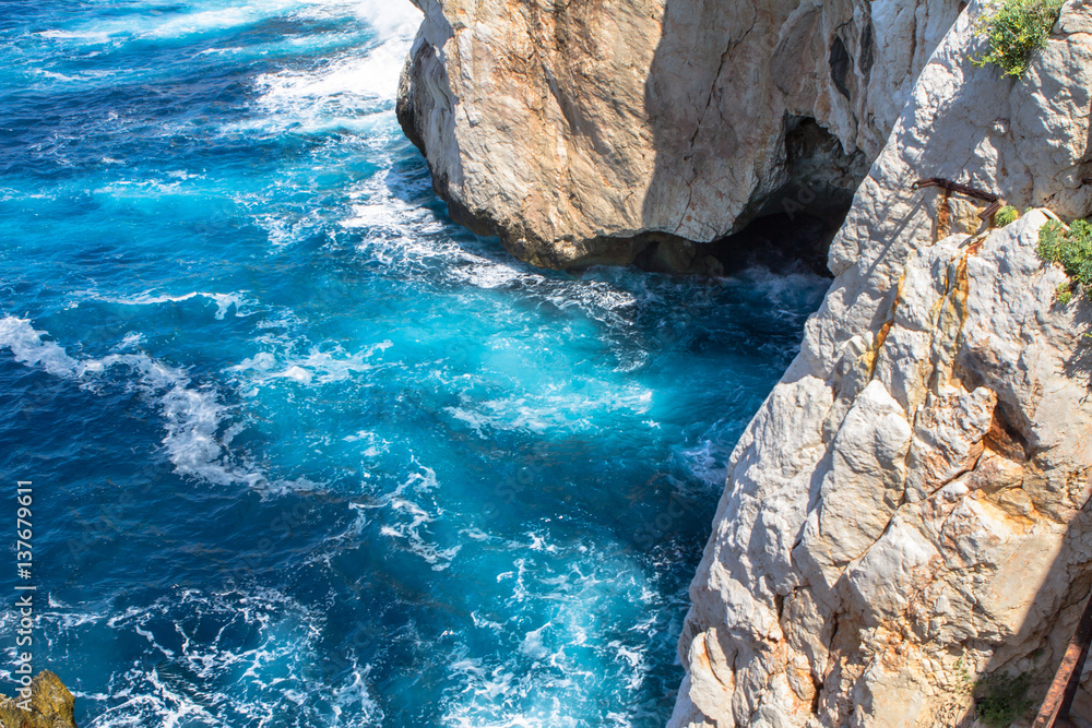 Obraz premium Cave Neptune in Alghero, Sardinia, Italy