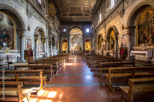 Church of San Domenico in Siena  Tuscany  Italy