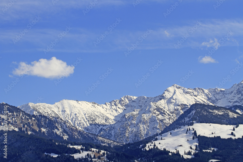 Berge - Allgäu - Winter - Oberallgäu - Bad Hindelang