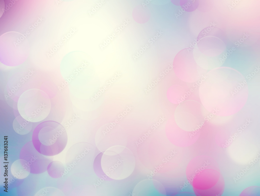 Soft pastel pink romantic blurred background.