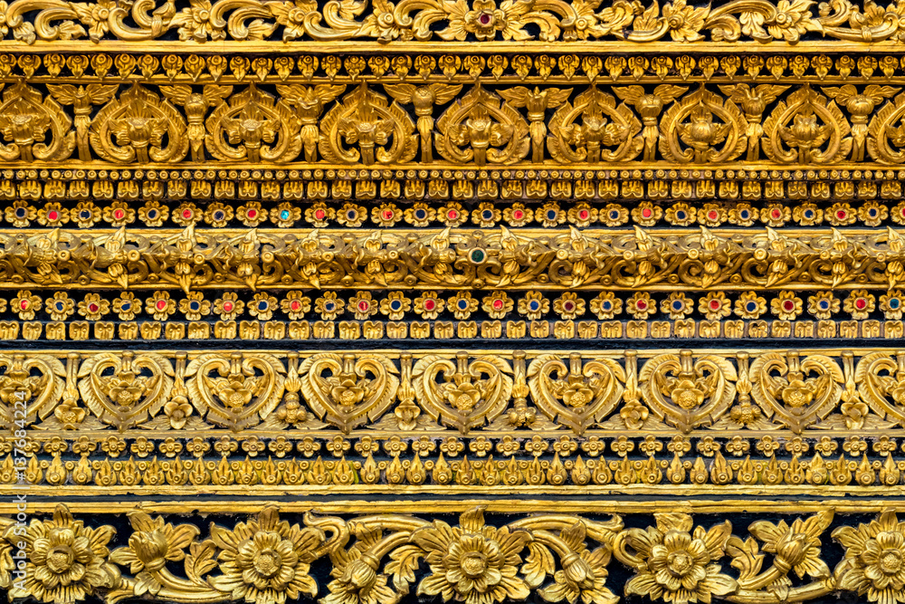 Thai's classic pattern stucco Thai's classic pattern stucco