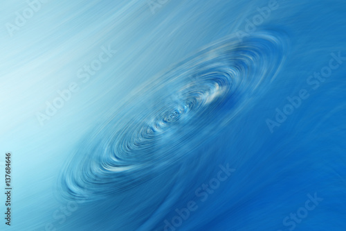 Abstract whirlpool blue digital background