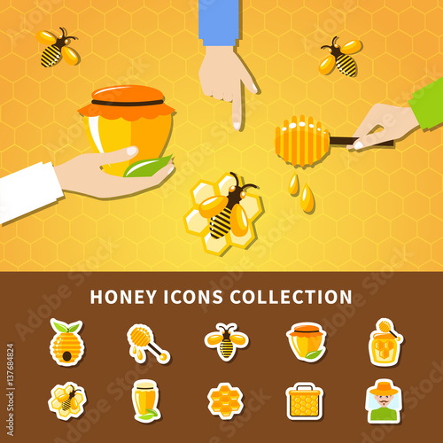 Honey And Hands Composition