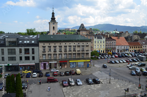 Bielsko-Biała latem/Bielsko-Biala in summer, Silesia, Poland