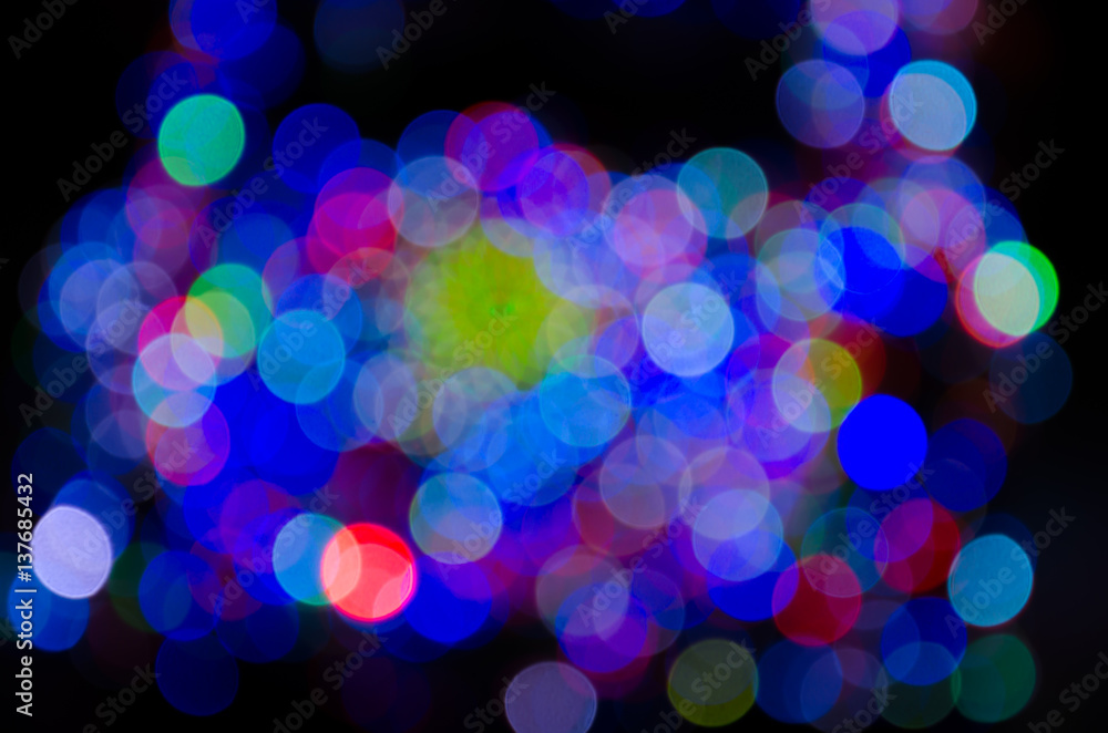 Beautiful luxury multi color abstract particles background and copyspace.