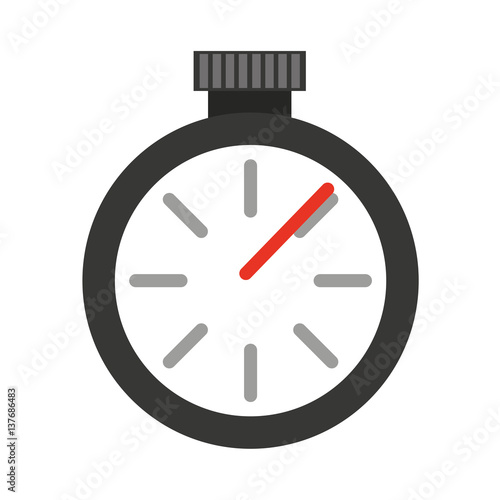 chronometer watch isolated icon vector illustration design