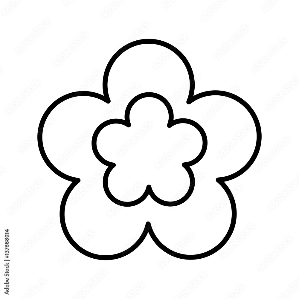 cute flower nature icon vector illustration design cute flower nature icon vector illustration design