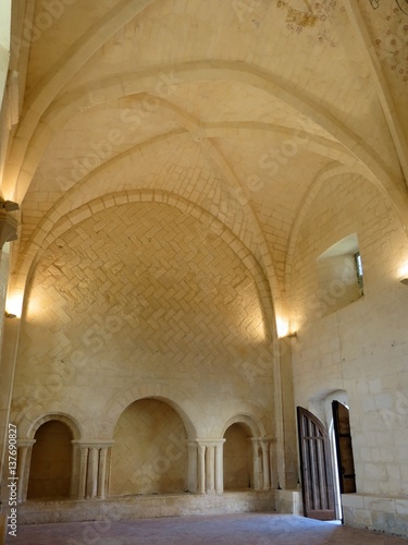 Charente-Maritime - Abbaye de Trizay - R  fectoire