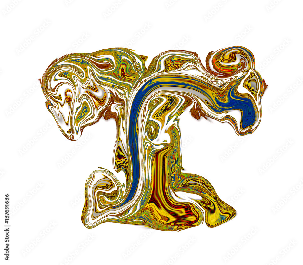 Fototapeta premium Letter T.