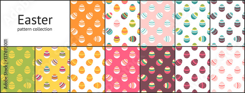 Colorful season texture. Holiday wrapping paper, vector design. Pattern swatches included in the Swatches panel.