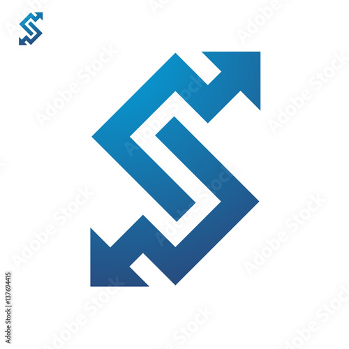 Free Download S Logo - abstract letter s for logo or icon design - GFXLoad