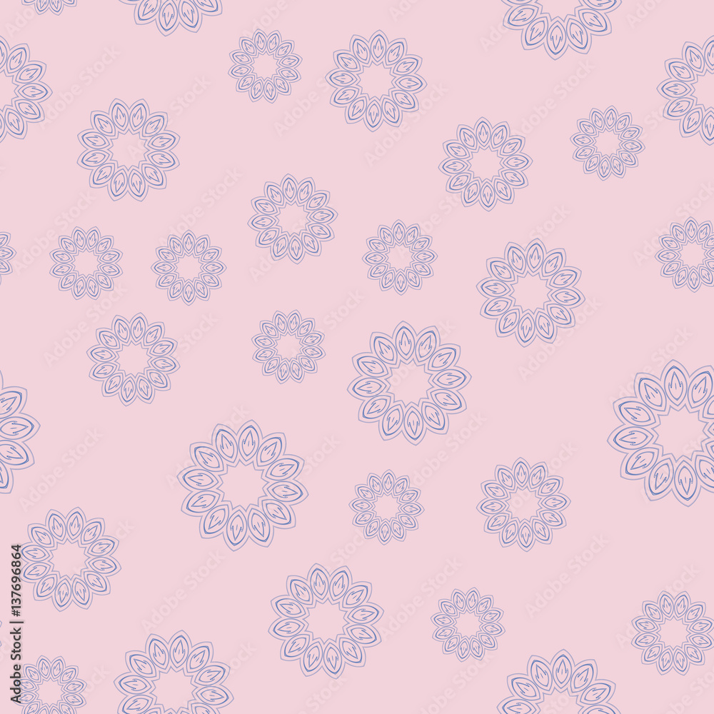 Exquisite floral ornament with random flowers. For fabric, wrapping paper, wallpaper, design and interior. Vector background. Exquisite floral ornament with random flowers. For fabric, wrapping paper, wallpaper, design and interior. Vector background.