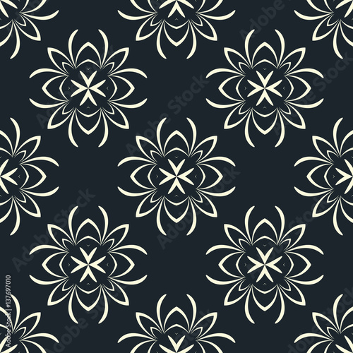 Seamless vintage background  retro style pattern.