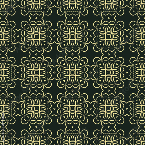 Seamless vintage background, retro style pattern. Vector illustration