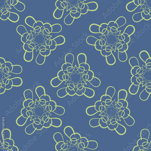 Seamless vintage background, retro style royal pattern. Vector illustration